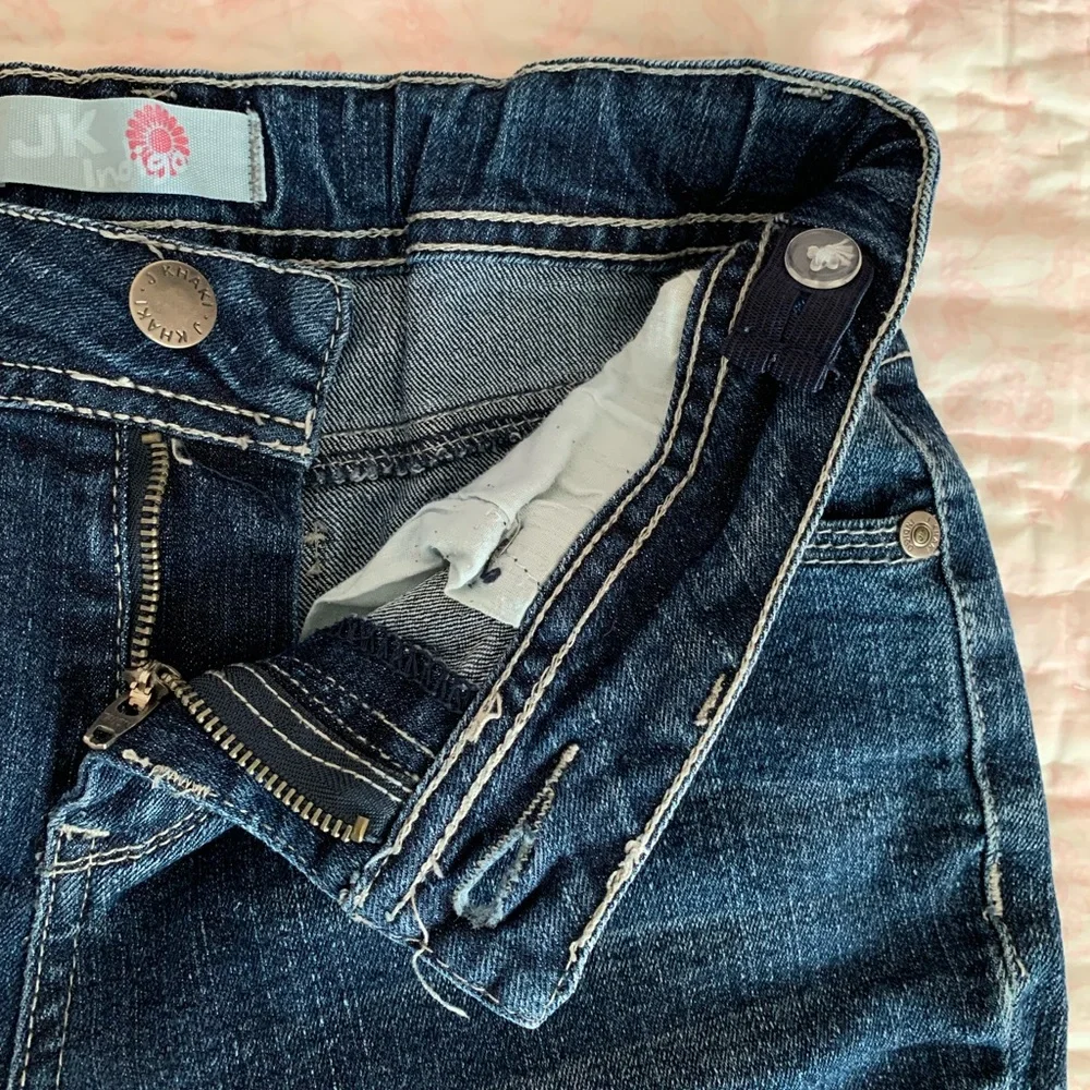JK Indigo Girls Size 12 Skinny Jeans Dark Wash Adjustable Waist